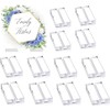 12 Pieces Acrylic Stands Clear Place Card Holders , Card