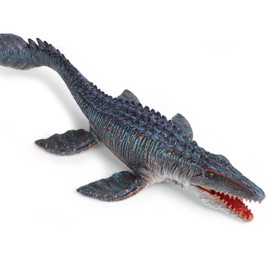 EOIVSH Large Mosasaurus Toy 13.4", Realistic Deep Sea Monster Mosasaurus Dinosaur Plastic Hand-Painted Ocean Animal Model Figurine for Bath Pool Toy, Birthday Gifts, Party Favors, Kids Toys