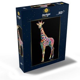MyPuzzle Colorful Giraffe - Premium 500 Piece Jigsaw Puzzle for Adults