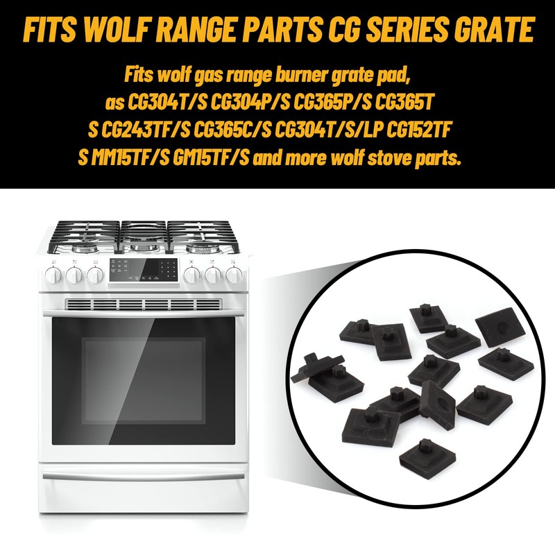 826885 Stove Grate Rubber Feet Replacement for Wolf CG Series