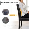 FDW Dining Chairs Set of 4,Dining Room Chairs,Side PU Cushion