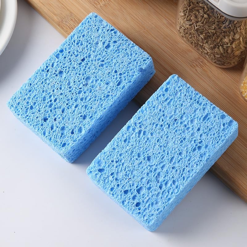 6 - Pack Non-Scratch Scrub Sponges - Sponges for Dishes
