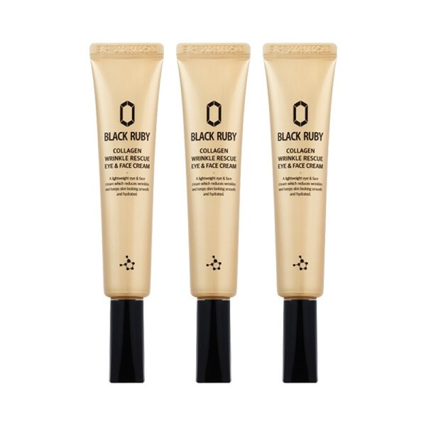 Black Ruby Collagen Face & Eye Cream 30ml x3 /