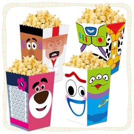 LaVenty Spielzeug Party Supplies Popcorn Boxen Süßigkeiten Goodies behandelt Süßigkeiten Favors Boxen für Dekoration Geburtstag BabyDusche