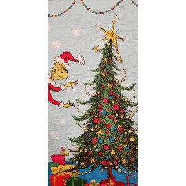 Handmade  Fabric Quilted Dr Suess Grinch Who Stole Christmas  Countdown Advent Calender