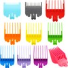 Pack of 10 Colourful Hair Trimmers Border Comb Combination Cutting