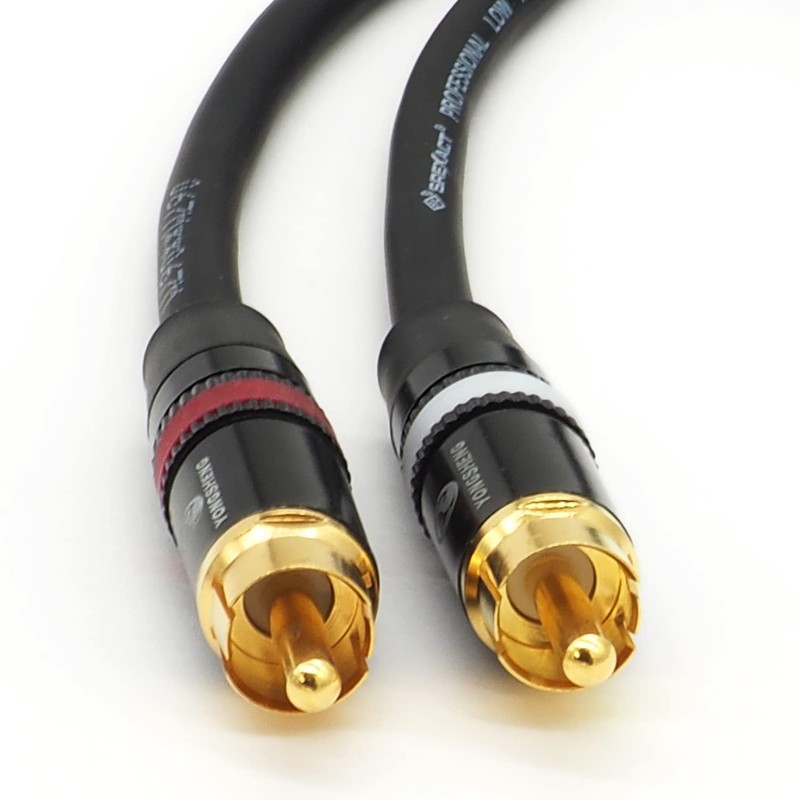 Audio Fan RCA Cable 47.2 inches (120 cm), Cable Diameter