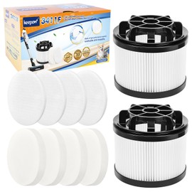 KEEPOW LVAC-200 Vacuum Filters Replacement Fit for Levoit LSV-V201-WUS Cordless Stick Vacuum, 4 Pre-Motor Filters + 2 Post-Motor Filters