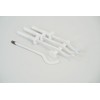 4 x Universal Design Radiator Wall Mount (White) with Fixing
