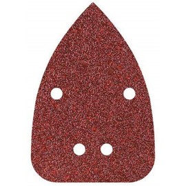 Wolfcraft 1757000 96 x 136mm Easy Fix Sanding Discs with Corundum 80-Grit