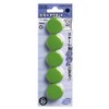 コクヨ カラーマグネット 直径30mm 5個パック 緑 マク-30NG