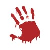 Bloody Hand Print Zombie Sticker Vinyl Decal Notebook Car Window