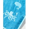 Playshoes Unisex Children's Bath Poncho Bathrobe, Sea creatures