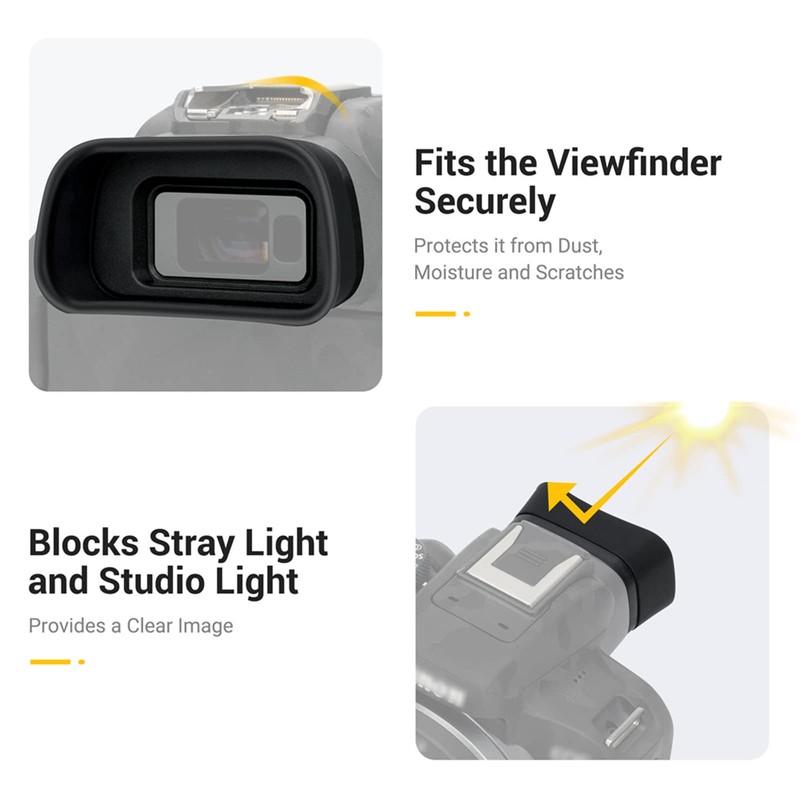 Soft Silicon Camera Extend Eyecup Eyepiece for Canon EOS R10