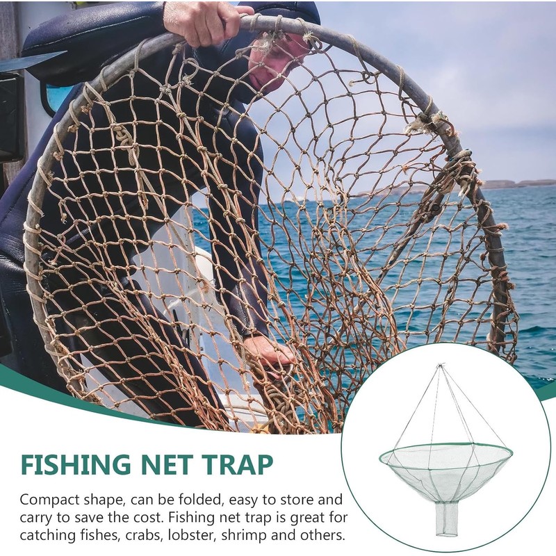 DOITOOL Red de Pesca de Cangrejos para Pesca Plegable Portátil