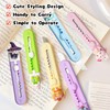 6 Pack Box Cutter Retractable, Sharp Utility Knife Retractable, Cute