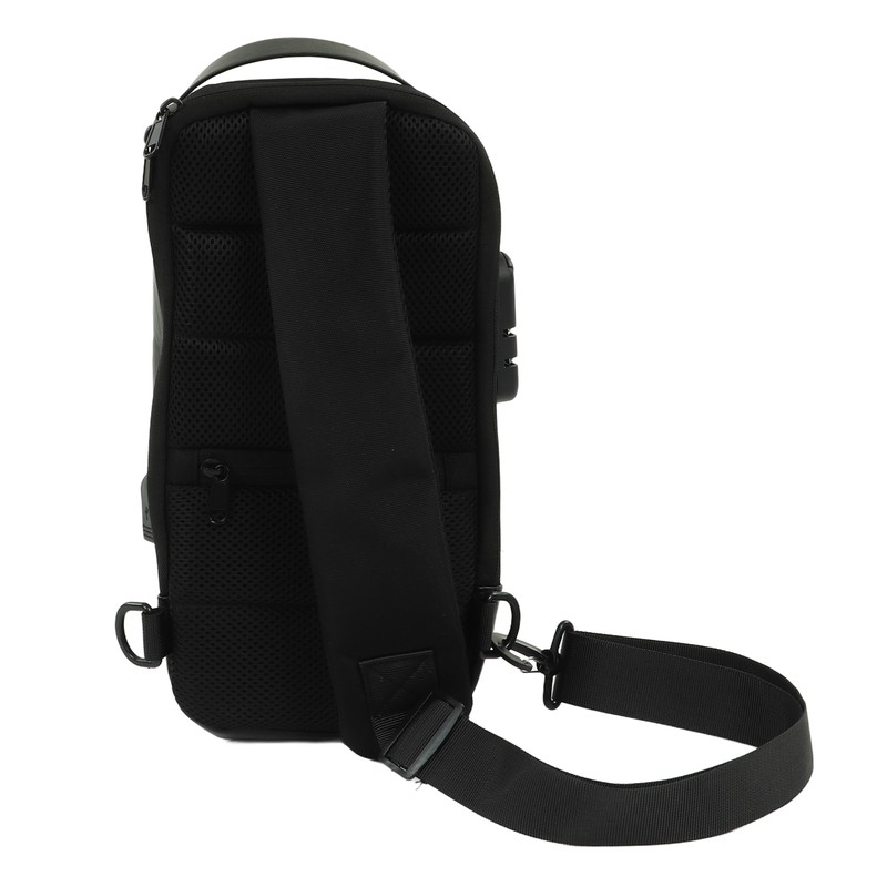 Sling Backpack USB Prevents Theft Waterproof Chest Shoulder Bags for