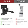 Spare Tire Mounting Bracket Rack for Enclosed Trailers,Spare Tire Holder