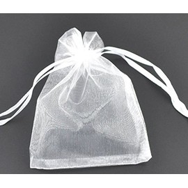 3 Pk Goat Milk & Shea Butter Soap in an Organza Bag - White Flower Fragrances (Gardenia)