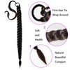 2 Packs Long Braid Ponytail Extension for Black Women with