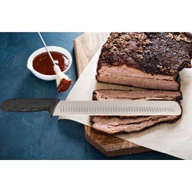 14” Slicer/Carving Knife Granton Edge Prime Rib, Roast Beef, Brisket, Turkey, Ham Knife Cozzini Cutlery Imports (6 Pk - 14" Slicer)