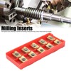 10Pcs Milling Inserts APMT1604 Cemented Carbide Yellow Coating Accessorie for