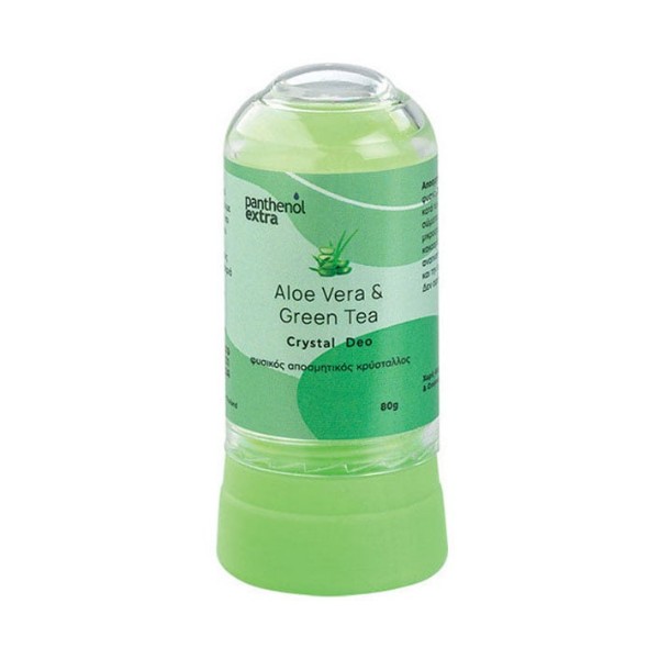 Panthenol Extra Aloe Vera & Green Tea Crystal Deo Φυσικό Αποσμητικό Roll-On 80 g