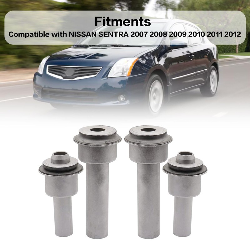 FZJDSD 4PCS Front Subframe Crossmember Bushing Kit, Fit for Nissan
