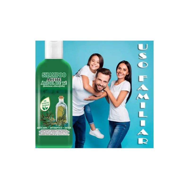 Shampoo Aceite Árbol De Te Tea Tree Orgánico 500ml