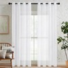MRTREES Curtains with Eyelets 210 cm Long Curtains Living Room