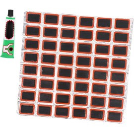 Kit de Parches para Neumáticos de Bicicleta Parches de Caucho Natural, Reparación de Emergencia y Fácil de Transportar para Ciclismo al Aire Libre