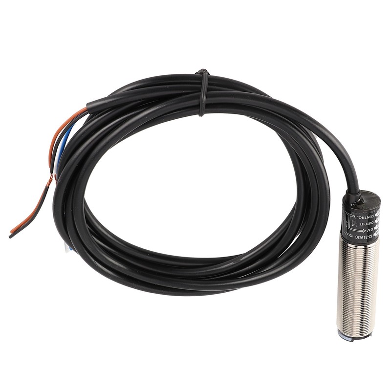BERM Photoelectric Switch Sensor Diffuse Reflection Cylindrical 4‑Wire Power Control