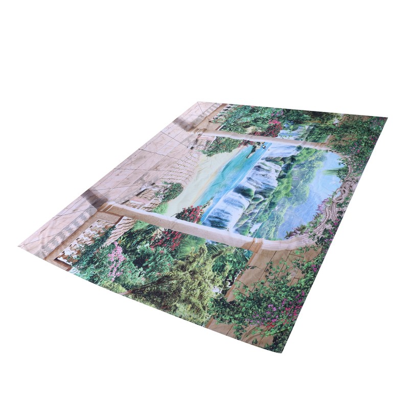 Landscape Tapestry 7.5x5.9ft Polyester Fiber Durable Background Wall Hanging Decorative