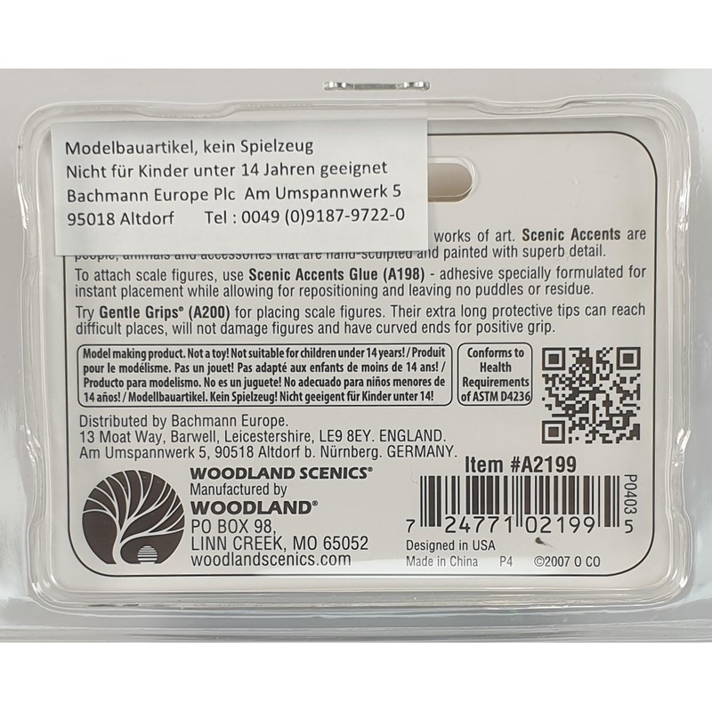 Woodland Scenics A2199 Tent Camping Hiker Fire Pit Figures Scale