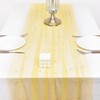 Joanlody Spring Summer Pearl Table Runner 10ft Rustic Boho Tulle