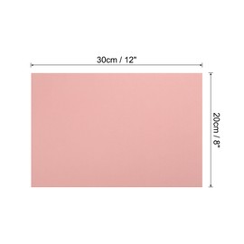 MECCANIXITY Dollhouse Floorboards 12 Inch x 8 Inch Dollhouse Wallpaper and Flooring Pure Color Light Pink for Dollhouse Sand Table Model Accessories 5 Pcs