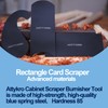 3PCS Cabinet Card Scrapers, High-Strength Blue Spring Steel Woodworking Tools