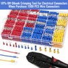 Qibaok 1500pcs Wire Connectors - Insulated Electrical Wire Terminals (Copper)