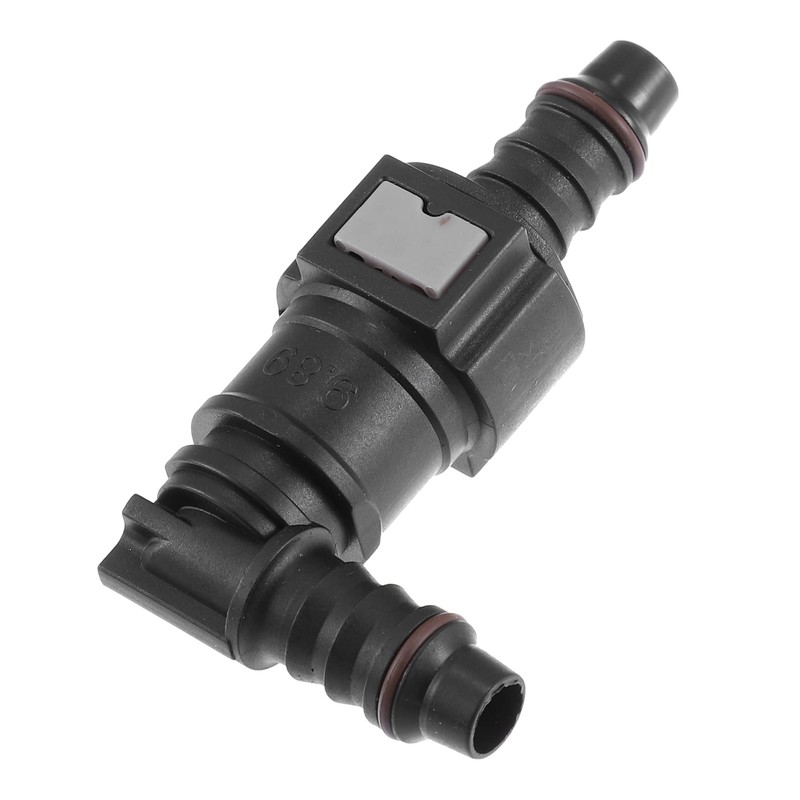 X AUTOHAUX 9.89mm SAE to 10.5mm 90 Degree Fuel Line