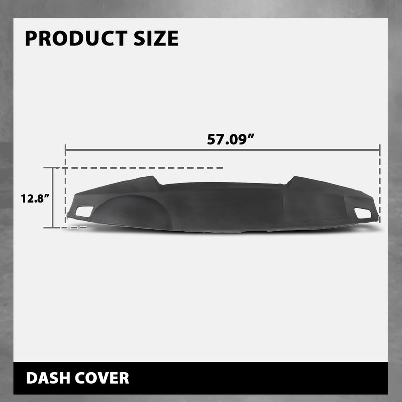 G-PLUS Dashboard Dash Cover Compatible with 2005-2008 LR3 SE HSE/2005-2009
