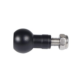 NovelGoal Aluminum 17mm Extended Ball Head M6 Screw Ball Head for Tripod Selfie Handle Grip Stand Ball Mount Converter