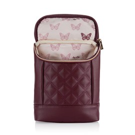 Itzy Ritzy Insulated Bottle Bag – Keeps Bottles Warm or Cool - Holds 3 Bottles and Features Interior Pocket for Ice Pack (Not Included), Monarch