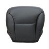 NLQR Driver Bottom Non-Perforated Microfiber Leather Seat Cover Compatible with