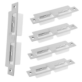 WOONEKY Stainless Steel Repair Kit Door Striker Plates Door Plate Security Device for Home