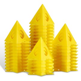 KATA Painters Painting Pyramid Stands: 36pcs Cabinet Doors Risers & Painting - Paint Triangle Stands Mini Cones Tripods for Canvas Support & Pouring - Art DIY Projects Household Essemtials