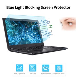 Blue Light Blocking Screen Protector 2 Sides Optional Installation Anti Glare Film for 15.6'' Laptop with 16:9 Aspect Ratio
