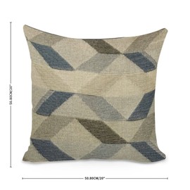 Rimego Pillowcase for Hair and Skin, Western Navajo Weaving Colorful Southwest Decorative Throw Pillow Covers Cushion for Home Bedroom Living Room Sofa Couch, Two Sides, Square, 20×20 Inch