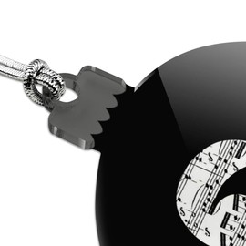 GRAPHICS & MORE Sheet Music Bass Clef Music Acrylic Christmas Tree Holiday Ornament