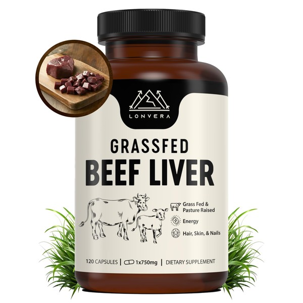 Grass Fed Beef Liver Supplement – 3000mg Freeze Dried Desiccated