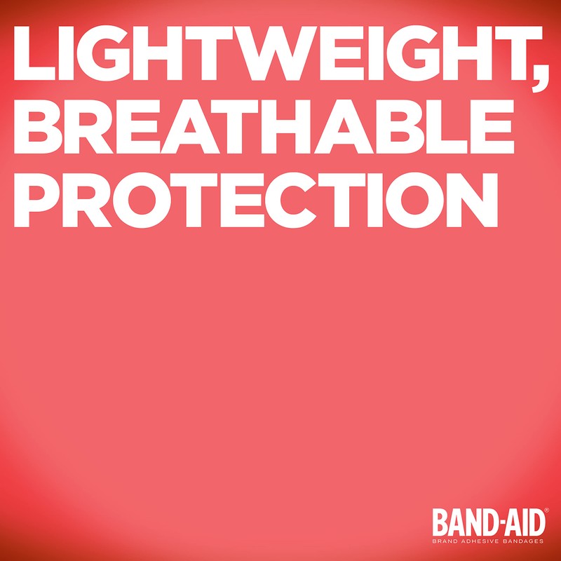 Band-Aid Comfort-Flex Assorted Strips Bandage Family Pack, tan, 80 Count